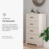 image:imageSignature Design by Ashley Belachime 2 Drawer Black Nightstand CharcoalWhite