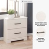 image:imageSignature Design by Ashley Belachime 2 Drawer Black Nightstand CharcoalWhite