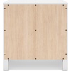 image:imageSignature Design by Ashley Chalanna White Glam Nightstand LED Lighting and USB Charging Modern Bedside Table 2 Drawer Storage for Bedroom 2763 W Bright WhiteWhite