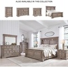 image:imageSignature Design by Ashley Chalanna White Glam Nightstand LED Lighting and USB Charging Modern Bedside Table 2 Drawer Storage for Bedroom 2763 W Bright WhiteBrownGray