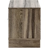 image:imageSignature Design by Ashley Chalanna White Glam Nightstand LED Lighting and USB Charging Modern Bedside Table 2 Drawer Storage for Bedroom 2763 W Bright WhiteBrown