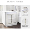 image:imageSignature Design by Ashley Chalanna White Glam Nightstand LED Lighting and USB Charging Modern Bedside Table 2 Drawer Storage for Bedroom 2763 W Bright WhiteWhiteSilver