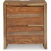 image:imageSignature Design by Ashley Chalanna White Glam Nightstand LED Lighting and USB Charging Modern Bedside Table 2 Drawer Storage for Bedroom 2763 W Bright WhiteBrown