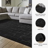 image:imageSignature Design by Ashley Chanleigh Abstract Washable Area Rug 8x10Black