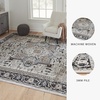 image:imageSignature Design by Ashley Chanleigh Abstract Washable Area Rug 8x10BlackCream