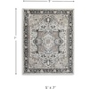 image:imageSignature Design by Ashley Chanleigh Abstract Washable Area Rug 8x10BlackCream