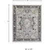 image:imageSignature Design by Ashley Chanleigh Abstract Washable Area Rug 8x10BlackCream