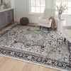 image:imageSignature Design by Ashley Chanleigh Abstract Washable Area Rug 8x10BlackCream