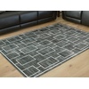 image:imageSignature Design by Ashley Chanleigh Abstract Washable Area Rug 8x10BlackGray
