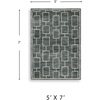image:imageSignature Design by Ashley Chanleigh Abstract Washable Area Rug 8x10BlackGray