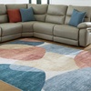 image:imageSignature Design by Ashley Chanleigh Abstract Washable Area Rug 8x10CreamBlue