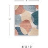 image:imageSignature Design by Ashley Chanleigh Abstract Washable Area Rug 8x10CreamBlue