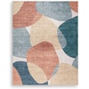 image:imageSignature Design by Ashley Chanleigh Abstract Washable Area Rug 8x10CreamBlue