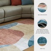 image:imageSignature Design by Ashley Chanleigh Abstract Washable Area Rug 8x10CreamBlue