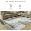 image:imageSignature Design by Ashley Chanleigh Abstract Washable Area Rug 8x10CreamBrownGray