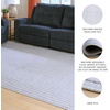 image:imageSignature Design by Ashley Chanleigh Abstract Washable Area Rug 8x10Gray Stripe