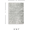 image:imageSignature Design by Ashley Chanleigh Abstract Washable Area Rug 8x10GrayWhite