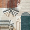 image:imageSignature Design by Ashley Chanleigh Abstract Washable Area Rug 8x10Multi Color