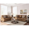 image:imageSignature Design by Ashley Chatterton Queen Sleeper Sofa Bed Earth BrownEarth