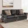 image:imageSignature Design by Ashley Chatterton Queen Sleeper Sofa Bed Earth BrownGranite