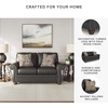 image:imageSignature Design by Ashley Chatterton Queen Sleeper Sofa Bed Earth BrownGranite