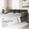 image:imageSignature Design by Ashley Chatterton Queen Sleeper Sofa Bed Earth BrownGranite