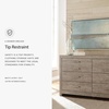 image:imageSignature Design by Ashley Culverbach Farmhouse Full Panel Bed Frame Gray6 Drawer Dresser