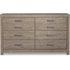 image:imageSignature Design by Ashley Culverbach Farmhouse Full Panel Bed Frame Gray6 Drawer Dresser