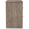 image:imageSignature Design by Ashley Culverbach Farmhouse Full Panel Bed Frame GrayNight Stand