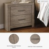 image:imageSignature Design by Ashley Culverbach Farmhouse Full Panel Bed Frame GrayNight Stand