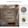 image:imageSignature Design by Ashley Culverbach Farmhouse Full Panel Bed Frame GrayNight Stand