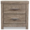 image:imageSignature Design by Ashley Culverbach Farmhouse Full Panel Bed Frame GrayNight Stand