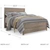 image:imageSignature Design by Ashley Culverbach Farmhouse Full Panel Bed Frame GrayQueen Panel Bed