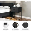 image:imageSignature Design by Ashley Deanlow 1Drawer Nightstand BrownBlack