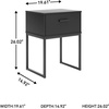 image:imageSignature Design by Ashley Deanlow 1Drawer Nightstand BrownBlack