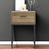 image:imageSignature Design by Ashley Deanlow 1Drawer Nightstand BrownLight Brown  Black