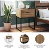 image:imageSignature Design by Ashley Deanlow 1Drawer Nightstand BrownLight Brown  Black