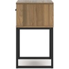 image:imageSignature Design by Ashley Deanlow 1Drawer Nightstand BrownLight Brown  Black