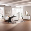 image:imageSignature Design by Ashley Deanlow 1Drawer Nightstand BrownWhite  Gold