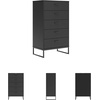 image:imageSignature Design by Ashley Deanlow Chest of Drawers Tall Bedroom DresserBlack