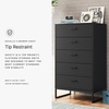 image:imageSignature Design by Ashley Deanlow Chest of Drawers Tall Bedroom DresserBlack