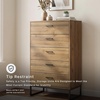 image:imageSignature Design by Ashley Deanlow Chest of Drawers Tall Bedroom DresserLight Brown  Black