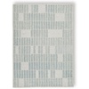 image:imageSignature Design by Ashley Flynnwick 5x7 Shag Rug Geometric Colorblock CreamPinkGray Stain Resistant Contemporary Polypropylene Area Rug for Living Room and Bedroom 53 W x 71 DBlueIvory