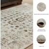 image:imageSignature Design by Ashley Flynnwick 5x7 Shag Rug Geometric Colorblock CreamPinkGray Stain Resistant Contemporary Polypropylene Area Rug for Living Room and Bedroom 53 W x 71 DIvoryBrownTeal