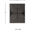 image:imageSignature Design by Ashley Flynnwick 5x7 Shag Rug Geometric Colorblock CreamPinkGray Stain Resistant Contemporary Polypropylene Area Rug for Living Room and Bedroom 53 W x 71 DBlackCream