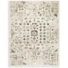 image:imageSignature Design by Ashley Flynnwick 5x7 Shag Rug Geometric Colorblock CreamPinkGray Stain Resistant Contemporary Polypropylene Area Rug for Living Room and Bedroom 53 W x 71 DIvoryBrownTeal