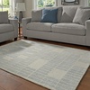 image:imageSignature Design by Ashley Flynnwick 5x7 Shag Rug Geometric Colorblock CreamPinkGray Stain Resistant Contemporary Polypropylene Area Rug for Living Room and Bedroom 53 W x 71 DBlueIvory