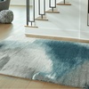 image:imageSignature Design by Ashley Flynnwick 5x7 Shag Rug Geometric Colorblock CreamPinkGray Stain Resistant Contemporary Polypropylene Area Rug for Living Room and Bedroom 53 W x 71 DBlueGrayIvory