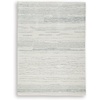 image:imageSignature Design by Ashley Flynnwick 5x7 Shag Rug Geometric Colorblock CreamPinkGray Stain Resistant Contemporary Polypropylene Area Rug for Living Room and Bedroom 53 W x 71 DIvoryBlue