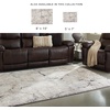 image:imageSignature Design by Ashley Flynnwick 5x7 Shag Rug Geometric Colorblock CreamPinkGray Stain Resistant Contemporary Polypropylene Area Rug for Living Room and Bedroom 53 W x 71 DWhite and Gray Marble